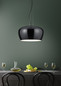 Preview: Helestra VEDA E27 Pendelleuchte max.60W Mattschwarz Made in Germany 16/2107.22/5300