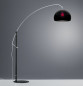Preview: Helestra DORO E27 Stehleuchte max.60W Mattschwarz 190cm 17/1240.34/5096