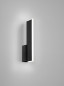 Preview: Helestra NEX LED Wandleuchte 12W 90Ra Warmweiss Mattschwarz 18/2007.22