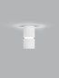 Preview: Helestra ROK LED Deckenleuchte 10W dimmbar 90Ra Warmweiss Mattweiß 25/2502.07