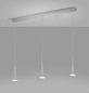 Preview: Helestra FLUTE LED Pendelleuchte 19W dimmbar Warmweiss Chrom 36/2002.04