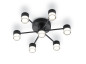 Preview: Helestra KALA LED Deckenleuchte 25W dimmbar Warmweiss Mattschwarz 5-5008.22
