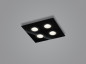 Preview: Helestra NOMI LED Deckenleuchte 28W dimmbar Warmweiss Schwarz 5-5058.22