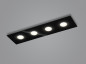 Preview: Helestra NOMI LED Deckenleuchte 28W dimmbar 90Ra Warmweiss Schwarz 5-5060.22