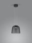 Preview: Helestra ODA LED Pendelleuchte 25W dimmbar 90Ra Warmweiss Schwarzchrom 6-5079.64
