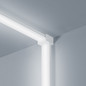 Preview: Helestra VIGO 90° Verbinder Decke-Wand Wand/Wand mattweiß Mattweiß Made in Germany 6004.07