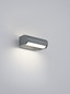 Preview: Helestra LUZ44 LED Wandleuchte 9W dimmbar IP54 Warmweiss Graphit A182408.93