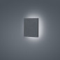 Preview: Helestra AIR LED Wandleuchte 15W IP65 90Ra Warmweiss Graphit A18607.93