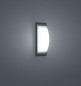 Preview: Helestra KAPO LED Wandleuchte 8W dimmbar IP54 90Ra Warmweiss Graphit A18610.93