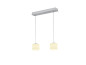 Preview: Hell Abby LED Pendelleuchte Warmweiss Dimmbar höhenverstellbar +FB Aluminium 20660/2-36