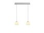 Preview: Hell Abby LED Pendelleuchte Warmweiss Dimmbar höhenverstellbar +FB Aluminium 20660/2-36