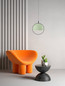 Preview: Hell Hoop LED Pendelleuchte Warmweiß Dimmbar 60-180cm >90Ra Mintgrün 20694/1-57