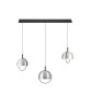 Preview: Hell Hoop LED Pendelleuchte 3-fach Warmweiß Dimmbar 60-180cm 90Ra Alu 20695/3-37