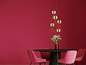 Preview: Hell Iris LED Pendelleuchte 5-fach Warmweiß Dimmbar 60-180cm >90Ra Schwarz/Gold 20698/5-51