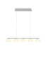 Preview: Hell View LED Pendelleuchte 5-fach steuerbare Lichtfarbe Dimmbar 60-180cm >90Ra Alu 20700/5-37