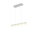 Preview: Hell View LED Pendelleuchte 5-fach steuerbare Lichtfarbe Dimmbar 60-180cm >90Ra Alu 20700/5-37
