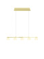 Preview: Hell Jane LED Pendelleuchte 5-fach steuerbare Lichtfarbe Dimmbar 60-180cm >90Ra Champagner 20702/5-42