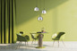 Preview: Hell Hoop LED Pendelleuchte 3-fach Warmweiß Dimmbar 60-180cm >90Ra Alu 20715/3-37