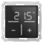 Preview: Homematic IP Glas-Wandthermostat - HmIP-WGT-A schwarz 161570A0