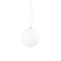 Preview: Ideal Lux MAPA BIANCO Pendelleuchte E27 ⌀300mm dimmbar Weiss 009087