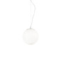 Preview: Ideal Lux MAPA BIANCO Pendelleuchte E27 ⌀200mm dimmbar Weiss 009148
