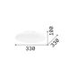 Preview: Ideal Lux SMARTIES Deckenleuchte E27 ⌀330mm dimmbar Weiss 009223