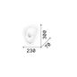 Preview: Ideal Lux GEKO Deckenleuchte E27 2-fach dimmbar Weiss 010861