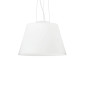 Preview: Ideal Lux CYLINDER Pendelleuchte E27 ⌀405mm dimmbar Weiss 025438