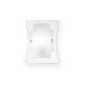 Preview: Ideal Lux TRIPLO Wandleuchte E27 dimmbar Weiss 026473
