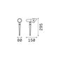 Preview: Ideal Lux TERRA Bodenleuchte GU10 dimmbar Anthrazit IP65 033037