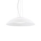 Preview: Ideal Lux LENA Pendelleuchte E27 3-fach ⌀640mm dimmbar Weiss 035727