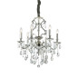 Preview: Ideal Lux GIOCONDA Pendelleuchte E14 6-fach ⌀620mm dimmbar Silber 044927