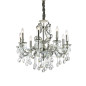 Preview: Ideal Lux GIOCONDA Pendelleuchte E14 8-fach ⌀730mm dimmbar Silber 044934