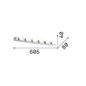 Preview: Ideal Lux PRIVE Wandleuchte E14 6-fach dimmbar Chrom 045627