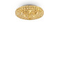 Preview: Ideal Lux KING G9 Deckenleuchte 5x ⌀380mm dimmbar Gold warmweiss 073187