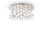 Preview: Ideal Lux MOONLIGHT G9 Deckenleuchte 15x ⌀800mm dimmbar Chrom warmweiss 077819