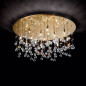 Preview: Ideal Lux MOONLIGHT G9 Deckenleuchte 15x ⌀800mm dimmbar Gold warmweiss 082790