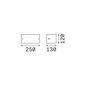 Preview: Ideal Lux REX-2 Wandleuchte E27 dimmbar Weiss IP44 092416