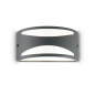 Preview: Ideal Lux REX-3 Wandleuchte E27 dimmbar Anthrazit IP44 092447