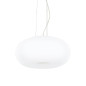 Preview: Ideal Lux ULISSE Pendelleuchte E27 3-fach ⌀420mm dimmbar Weiss 095226