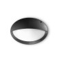 Preview: Ideal Lux MEDEA Wandleuchte E27 dimmbar Schwarz IP66 096728