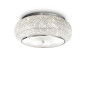Preview: Ideal Lux PASHA Deckenleuchte E14 10-fach ⌀550mm dimmbar Chrom 100746