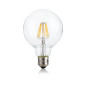 Preview: Ideal Lux LAMPADINE E27 Lampe 8W ⌀95mm Klar 101323