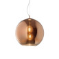 Preview: Ideal Lux NEMO Pendelleuchte E27 ⌀400mm dimmbar Kupfer 111919
