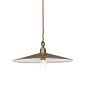 Preview: Ideal Lux CANTINA Pendelleuchte E27 ⌀350mm dimmbar Brüniert 112701