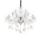 Preview: Ideal Lux COLOSSAL Pendelleuchte E14 15-fach ⌀950mm dimmbar Klar 114170