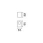 Preview: Ideal Lux UP Wandleuchte G9 dimmbar Weiss IP44 115290