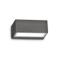 Preview: Ideal Lux TWIN Wandleuchte G9 dimmbar Anthrazit IP44 115368