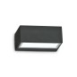 Preview: Ideal Lux TWIN Wandleuchte G9 dimmbar Schwarz IP44 115375