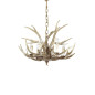 Preview: Ideal Lux CHALET Pendelleuchte E14 6-fach ⌀670mm dimmbar Beige 115498